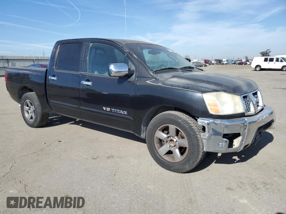 2005 Nissan Titan SE with VIN 1N6AA07A75N511728, listed as a Copart auction lot 42618055 with 113,210 mi miles and Salvage Title. Bid and sale history available at DreamBid. Image 4.