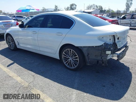 2020 BMW 5 Series 530i with VIN WBAJR3C06LCE63836, listed as a IAAI auction lot 41845186 with 54,559 mi miles and . Bid and sale history available at DreamBid. Image 3.