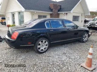 2008 Bentley Flying Spur with VIN SCBBR93W48C054384, listed as a Copart auction lot 79946844 with 43,759 mi miles and Salvage Title. Bid and sale history available at DreamBid. Image 3.