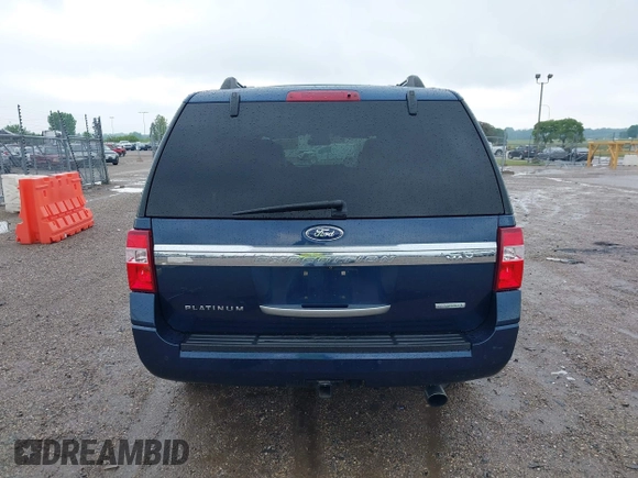2015 Ford Expedition Max Platinum with VIN 1FMJK1MT7FEF36847, listed as a IAAI auction lot 42366852 with 153,552 mi miles and . Bid and sale history available at DreamBid. Image 16.