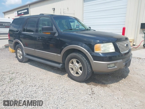 2003 Ford Expedition Eddie Bauer with VIN 1FMEU17L33LA13551, listed as a IAAI auction lot 42679514 with 191,429 mi miles and . Bid and sale history available at DreamBid. Image 1.