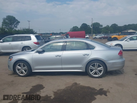 2014 Volkswagen Passat SE with VIN 1VWBT7A37EC039074, listed as a IAAI auction lot 42439583 with 109,654 mi miles and . Bid and sale history available at DreamBid. Image 15.