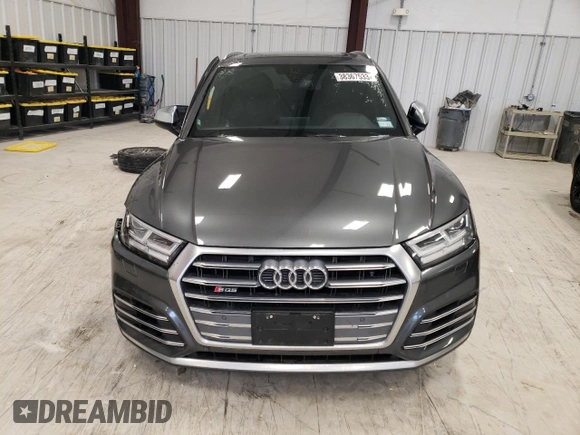 2020 Audi SQ5 Premium Plus with VIN WA1B4AFY4L2124453, listed as a Copart auction lot 38367533 with 0 mi miles. Bid and sale history available at carsss.com. Image 5.