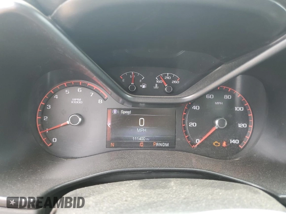 2015 GMC Canyon 2WD SLT with VIN 1GTG5CE32F1126691, listed as a Copart auction lot 51075015 with 111,400 mi miles and Salvage Title. Bid and sale history available at carsss.com. Image 9.
