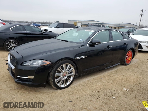 2017 Jaguar XJ R-Sport with VIN SAJWA1C77H8W04956, listed as a Copart auction lot 45174505 with 142,002 mi miles and Salvage title. Bid and sale history available at DreamBid. Image 1.
