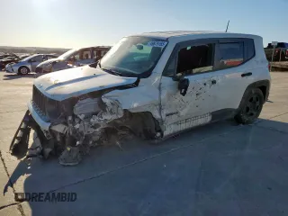 2018 Jeep Renegade Sport with VIN ZACCJAAB6JPG93183, listed as a Copart auction lot 49879165 with 161,848 mi miles and Salvage Title. Bid and sale history available at DreamBid. Image 1.