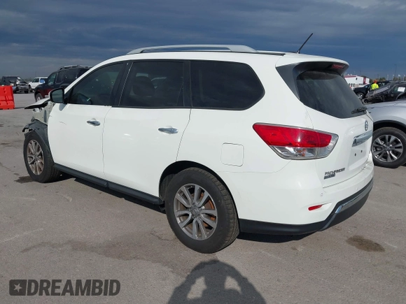 2015 Nissan Pathfinder SV z VIN 5N1AR2MM4FC655543, wystawiony jako IAAI lot #40638559 z przebiegiem 183 436 mil mil oraz . Historia ofert i sprzedaży dostępna na DreamBid. Obrazek 3.