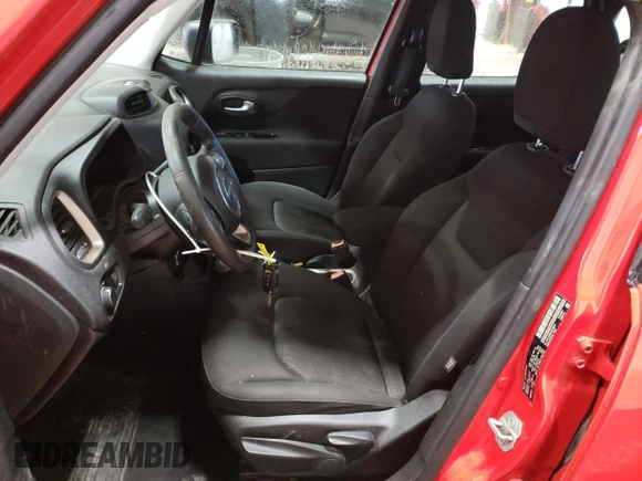 2016 Jeep Renegade Sport with VIN ZACCJBAW3GPC86911, listed as a Copart auction lot 46938265 with 91,630 mi miles and Salvage Title. Bid and sale history available at DreamBid. Image 7.