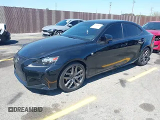 2015 Lexus IS 250 with VIN JTHBF1D25F5082214, listed as a IAAI auction lot 41981824 with 112,115 mi miles. Bid and sale history available at carsss.com. Image 18.