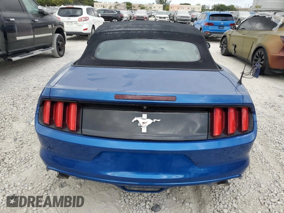 2017 Ford Mustang V6 with VIN 1FATP8EM8H5276451, listed as a Copart auction lot 84265304 with Not Provided miles and Salvage Title. Bid and sale history available at carsss.com. Image 6.