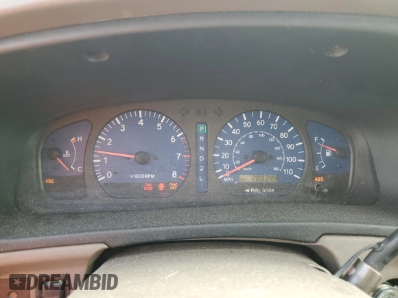 2002 Toyota Sienna LE with VIN 4T3ZF13C12U473762, listed as a Copart auction lot 79647244 with 289,344 mi miles and Salvage Title. Bid and sale history available at carsss.com. Image 9.