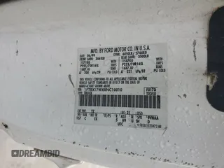 1999 Ford F-150 z VIN 1FTRX17WXXNC10010, wystawiony jako Copart lot #55607785 z przebiegiem Nie podano mil oraz Szkoda całkowita • Salvage title. Historia ofert i sprzedaży dostępna na DreamBid. Obrazek 12.