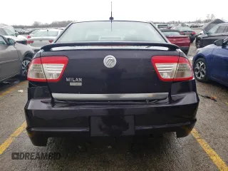 2007 Mercury Milan Premier with VIN 3MEHM08Z07R664981, listed as a Copart auction lot 49688754 with 122,068 mi miles and Salvage Title. Bid and sale history available at carsss.com. Image 6.