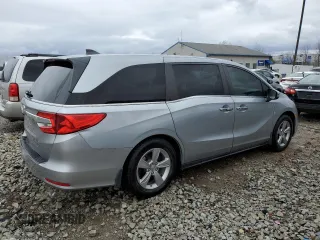 2018 Honda Odyssey EX-L with VIN 5FNRL6H74JB014179, listed as a Copart auction lot 47287415 with 238,216 mi miles and Salvage Title. Bid and sale history available at carsss.com. Image 3.