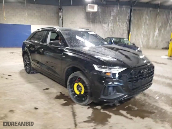 2022 Audi Q8 Premium Plus with VIN WA1EVBF17ND023546, listed as a Copart auction lot 71615904 with 59,183 mi miles and Salvage Title. Bid and sale history available at carsss.com. Image 15.