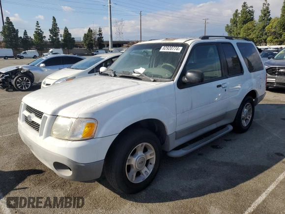 2003 Ford Explorer Sport XLS z VIN 1FMYU60E03UB97766, wystawiony jako Copart lot #82920774 z przebiegiem 131 273 mil mil oraz Tytuł czysty. Historia ofert i sprzedaży dostępna na DreamBid. Obrazek 1.