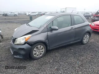 2013 Toyota Yaris L with VIN JTDJTUD39DD560766, listed as a IAAI auction lot 41031127 with 57,831 mi miles. Bid and sale history available at carsss.com. Image 17.
