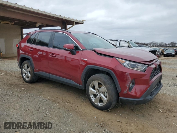 2021 Toyota RAV4 Hybrid LE with VIN 4T3B6RFV6MU040003, listed as a Copart auction lot 47873915 with 93,511 mi miles and Salvage Title. Bid and sale history available at carsss.com. Image 4.