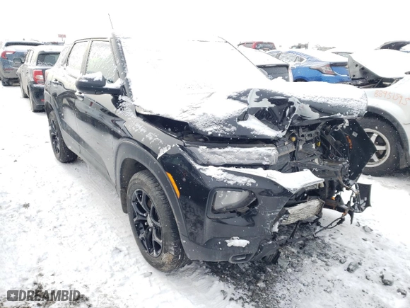 2023 Chevrolet TrailBlazer LS with VIN KL79MNSL3PB073729, listed as a Copart auction lot 89000915 with 34,815 mi miles and Salvage Title. Bid and sale history available at carsss.com. Image 4.