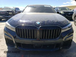 2020 BMW 7 Series 750i xDrive with VIN WBA7U2C01LGM26654, listed as a Copart auction lot 49237255 with 37,136 mi miles and Salvage Title. Bid and sale history available at carsss.com. Image 5.