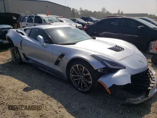 2017 Chevrolet Corvette Grand Sport 1LT with VIN 1G1YW2D77H5112872, listed as a Copart auction lot 57247063 with 29,726 mi miles. Bid and sale history available at carsss.com. Image 4.