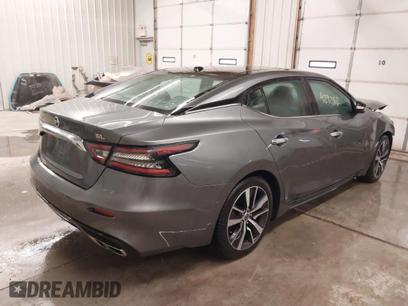 2020 Nissan Maxima SL with VIN 1N4AA6DV2LC377576, listed as a IAAI auction lot 41292362 with 79,921 mi miles and . Bid and sale history available at DreamBid. Image 4.