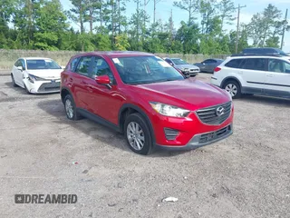 2016 Mazda CX-5 Sport with VIN JM3KE4BY5G0803764, listed as a IAAI auction lot 42648740 with 88,533 mi miles and . Bid and sale history available at DreamBid. Image 1.