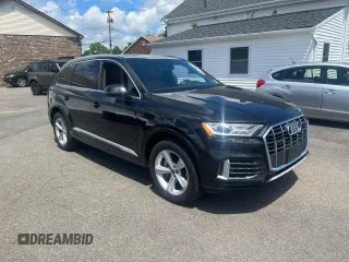 2021 Audi Q7 Premium with VIN WA1AJAF75MD030650, listed as a Copart auction lot 64444065 with 121,216 mi miles and Clean title. Bid and sale history available at DreamBid. Image 4.