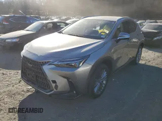 2023 Lexus NX with VIN 2T2GKCEZ9PC010474, listed as a Copart auction lot 80262214 with 26,500 mi miles and Salvage Title. Bid and sale history available at carsss.com. Image 1.