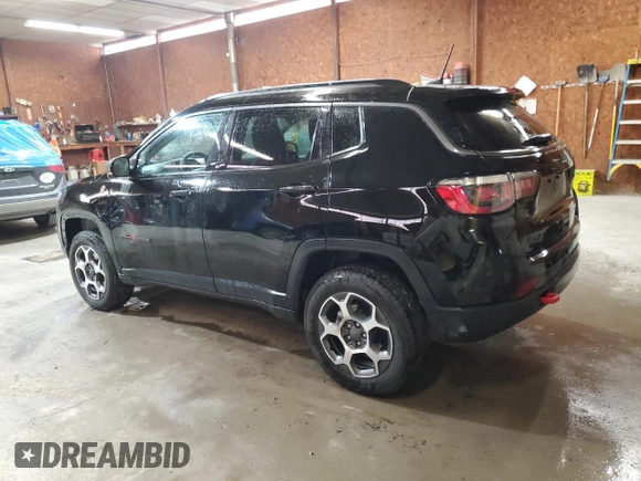 2022 Jeep Compass Trailhawk с VIN 3C4NJDDB5NT192208, выставлен на аукционе Copart как лот 55771715 с пробегом 30 291 миль миль и Списание • Salvage title. История ставок и продаж доступна на DreamBid. Изображение 2.