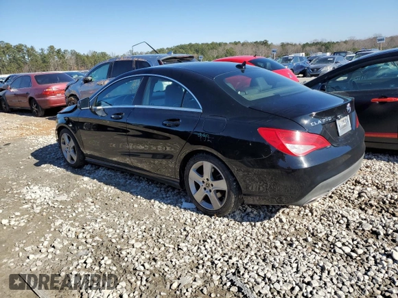 2018 Mercedes-Benz CLA with VIN WDDSJ4EB6JN562504, listed as a Copart auction lot 72677692 with 140,906 mi miles. Bid and sale history available at carsss.com. Image 2.