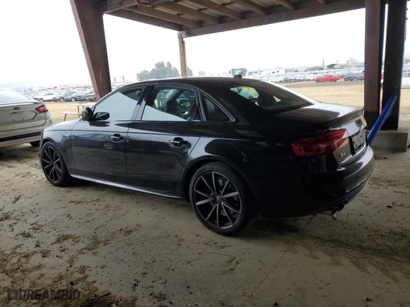 2016 Audi S4 Premium Plus with VIN WAUBGAFL6GA005362, listed as a Copart auction lot 85943104 with 90,910 mi miles and Salvage Title. Bid and sale history available at carsss.com. Image 2.