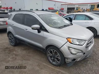 2018 Ford EcoSport SE z VIN MAJ3P1TE2JC238329, wystawiony jako IAAI lot #42295550 z przebiegiem 74 123 mil mil oraz . Historia ofert i sprzedaży dostępna na DreamBid. Obrazek 1.