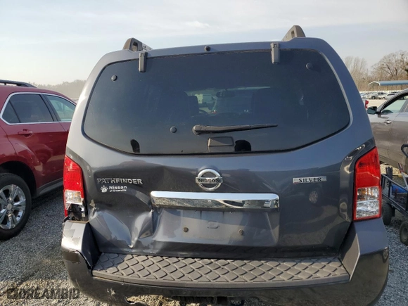 2012 Nissan Pathfinder SV with VIN 5N1AR1NN9CC607940, listed as a Copart auction lot 49207565 with 92,319 mi miles and Salvage Title. Bid and sale history available at carsss.com. Image 6.