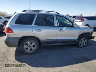 2005 Hyundai Santa Fe GLS with VIN KM8SC73D85U918453, listed as a Copart auction lot 46942725 with 186,275 mi miles and Salvage Title. Bid and sale history available at carsss.com. Image 3.