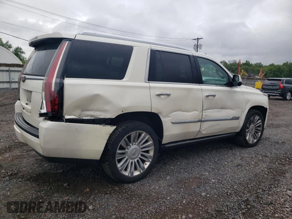 2015 Cadillac Escalade Platinum z VIN 1GYS4PKJ9FR599510, wystawiony jako Copart lot #56688215 z przebiegiem 292 890 mil mil oraz Szkoda całkowita • Salvage title. Historia ofert i sprzedaży dostępna na DreamBid. Obrazek 3.