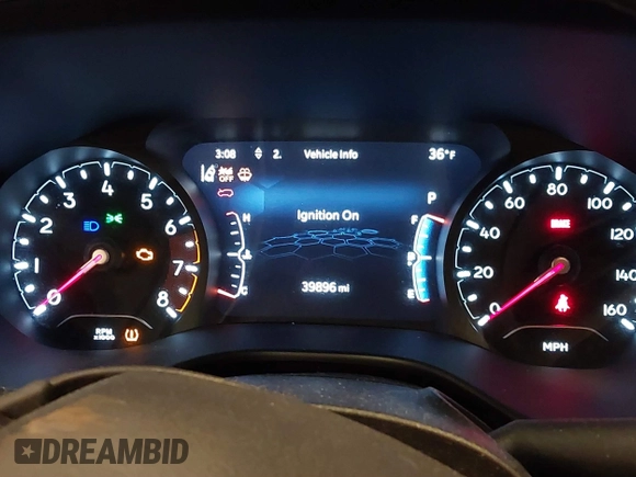 2022 Jeep Compass Altitude with VIN 3C4NJDBB3NT126047, listed as a IAAI auction lot 41570980 with 39,896 mi miles and . Bid and sale history available at DreamBid. Image 7.