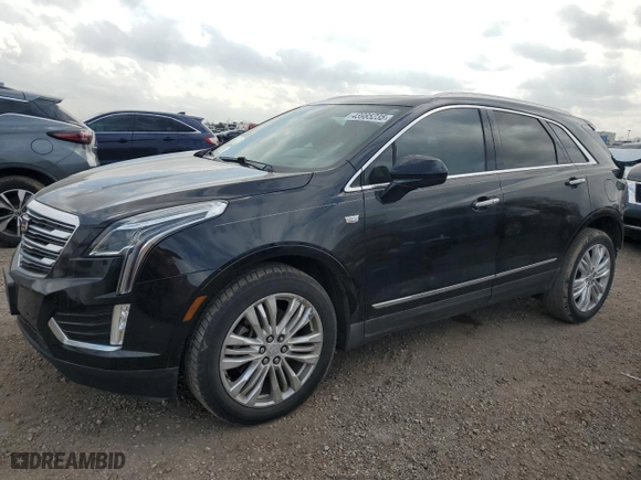 2017 Cadillac XT5 Premium Luxury FWD with VIN 1GYKNCRS5HZ272013, listed as a Copart auction lot 43985235 with NaN miles and Salvage Title. Bid and sale history available at carsss.com. Image 1.