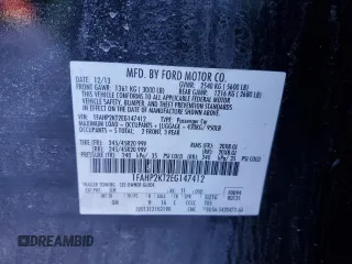 2014 Ford Taurus SHO with VIN 1FAHP2KT2EG147412, listed as a Copart auction lot 44856325 with 120,844 mi miles and Clean Title. Bid and sale history available at carsss.com. Image 12.