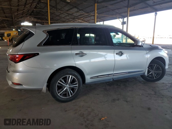 2016 Infiniti QX60 with VIN 5N1AL0MN6GC504879, listed as a Copart auction lot 45817435 with 124,792 mi miles and Salvage Title. Bid and sale history available at carsss.com. Image 3.