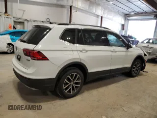 2019 Volkswagen Tiguan SE with VIN 3VV2B7AX0KM157357, listed as a Copart auction lot 55564975 with 57,421 mi miles and Salvage Title. Bid and sale history available at DreamBid. Image 3.