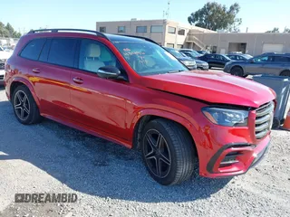 2025 Mercedes-Benz GLS 450 z VIN 4JGFF5KE5SB277759, wystawiony jako IAAI lot #42261982 z przebiegiem 7 113 mil mil oraz . Historia ofert i sprzedaży dostępna na DreamBid. Obrazek 1.