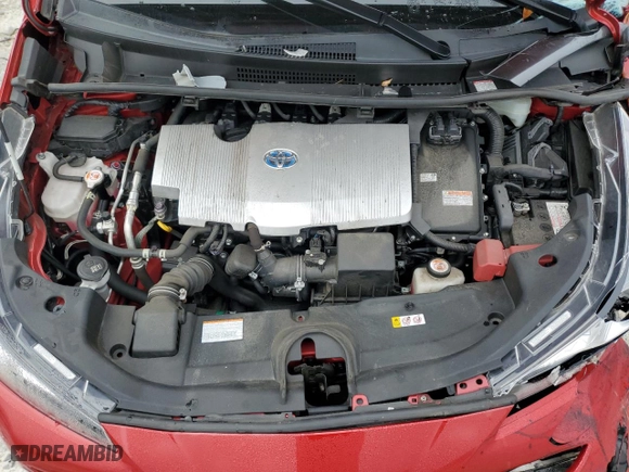 2021 Toyota Prius L Eco with VIN JTDKAMFU2M3147948, listed as a Copart auction lot 85476254 with 89,629 mi miles and Salvage Title. Bid and sale history available at carsss.com. Image 12.