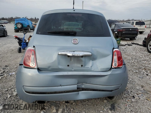 2013 FIAT 500 Pop with VIN 3C3CFFAR8DT530905, listed as a Copart auction lot 48082055 with 106,878 mi miles and Salvage Title. Bid and sale history available at carsss.com. Image 6.