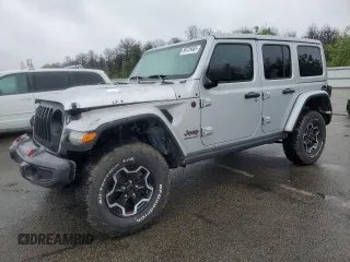 2023 Jeep Wrangler Rubicon with VIN 1C4JJXFM4PW589923, listed as a Copart auction lot 58725465 with 9,814 mi miles and Salvage title. Bid and sale history available at DreamBid. Image 1.