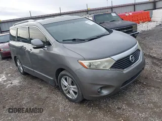 2012 Nissan Quest SL with VIN JN8AE2KP5C9045466, listed as a IAAI auction lot 41740388 with 157,223 mi miles and . Bid and sale history available at carsss.com. Image 1.