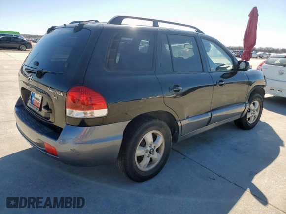 2005 Hyundai Santa Fe GLS with VIN KM8SC13DX5U878941, listed as a Copart auction lot 48025495 with 204,280 mi miles and Clean Title. Bid and sale history available at carsss.com. Image 3.