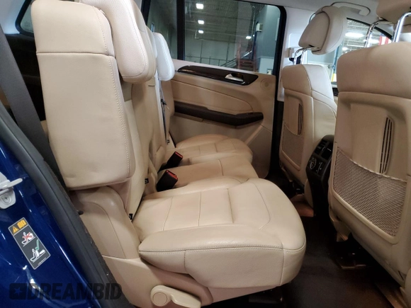 2017 Mercedes-Benz GLS 450 with VIN 4JGDF6EE7HA976883, listed as a Copart auction lot 50027235 with 133,304 mi miles and Salvage Title. Bid and sale history available at DreamBid. Image 11.
