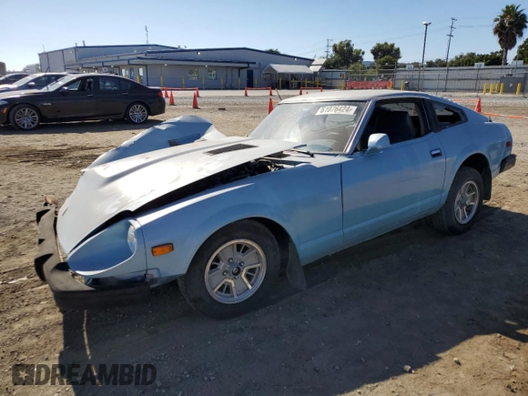 1979 Datsun 280ZX z VIN HS130123182, wystawiony jako Copart lot #61076424 z przebiegiem 48 711 mil mil oraz Szkody całkowita. Historia ofert i sprzedaży dostępna na DreamBid. Obrazek 1.