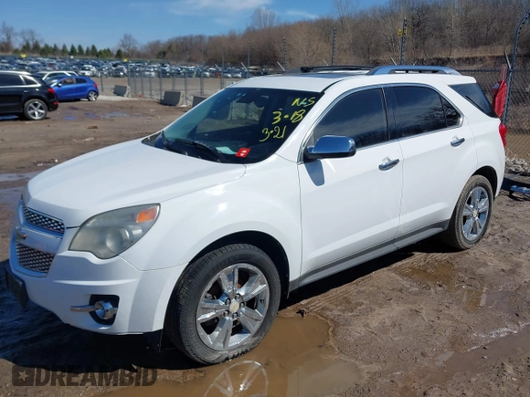 2011 Chevrolet Equinox LTZ with VIN 2CNFLGE56B6251481, listed as a IAAI auction lot 41671694 with 143,814 mi miles. Bid and sale history available at carsss.com. Image 2.